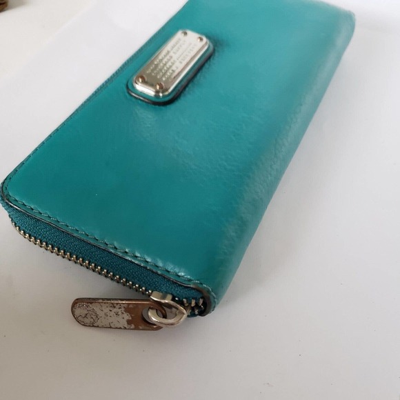 Marc By Marc Jacobs Blue Zip Around Wallet Large Continental Heavy Duty Quality - Picture 10 of 11